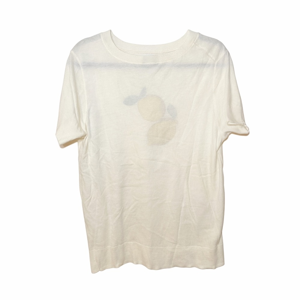 The Limited Lemon Graphic Knit Sweater Tee XL NWT - Picture 3 of 3
